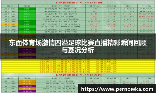 东面体育场激情四溢足球比赛直播精彩瞬间回顾与赛况分析